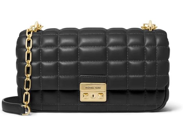 (取寄) マイケルコース レディース トライベッカ ラージ コンバーチブル チェイン ショルダー MICHAEL Michael Kors women Tribeca Large Convertible Chain Shoulder Black