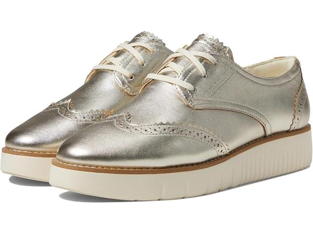 (取寄) コールハーン レディース グランド シティ プラットフォーム オックスフォード Cole Haan women Cole Haan Grand City Platform Oxford Soft Gold Talca/Ivory
