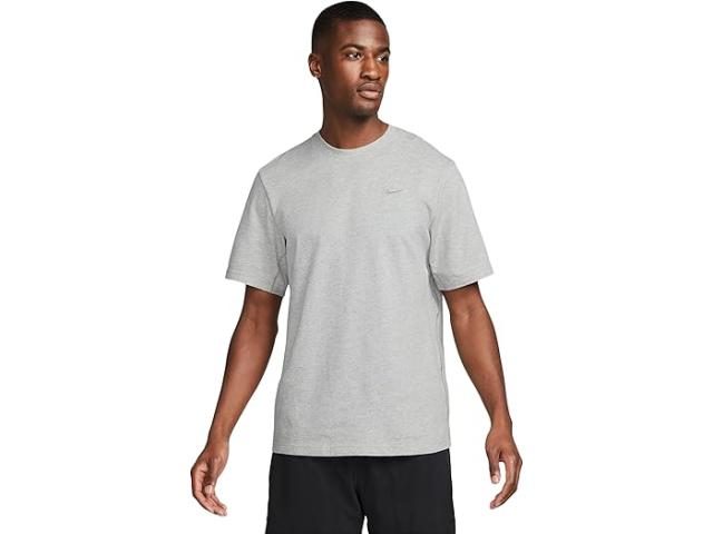 (取寄) ナイキ メンズ プライマリー ドライ-フィット ショート スリーブ バーサタイル トップ Nike men Primary Dri-FIT Short Sleeve Versatile Top Dark Grey Heather/Heather/Smoke Grey