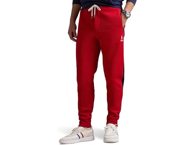 (取寄) ラルフローレン メンズ ダブルニット トラック パンツ Polo Ralph Lauren men Double-knit Track Pants Red Multi