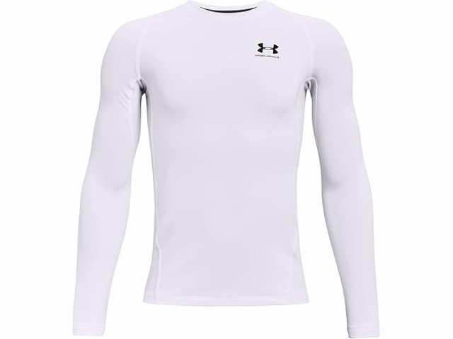 (取寄) アンダーアーマー キッズ ボーイズ コールドギア アーマー ロング スリーブ T-シャツ (ビッグ キッズ) Under Armour Kids boys Under Armour Kids ColdGear Armour Long Sleeve T-Shirt (Big Kids) White/Blackの通販は