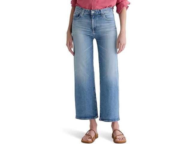 (取寄) AGジーンズ レディース サイゲ ミッドライズ ワイド レッグ イン ヘリオス AG Jeans women Saige Mid-Rise Wide Leg in Helios Helios