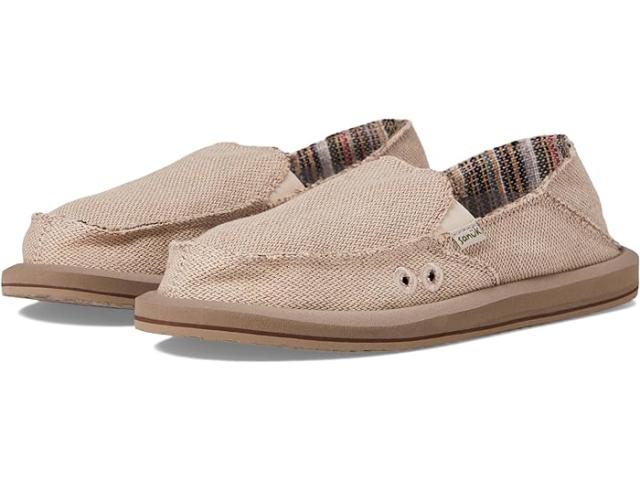 (取寄) サヌーク レディース ドンナ ヘンプ ツートーン Sanuk women Sanuk Donna Hemp Two-Tone Natural