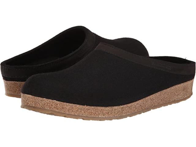 (取寄) ハフリンガー GZL レザー トリム グリズリー Haflinger GZL Leather Trim Grizzly Blackの通販は