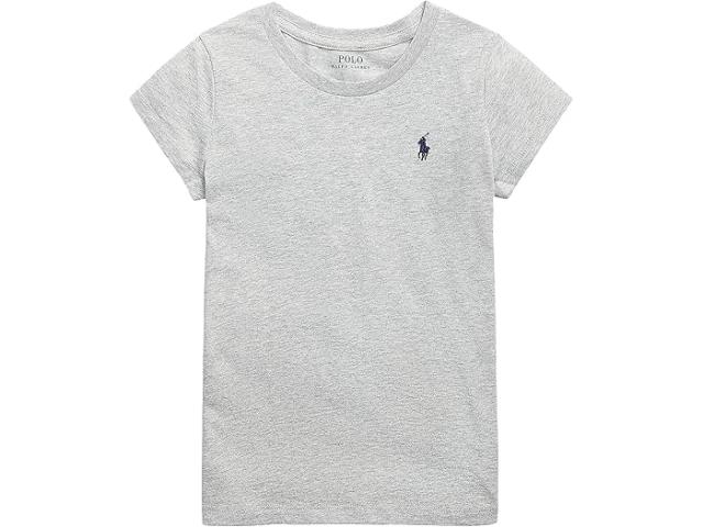 (取寄) ラルフローレン キッズ ガールズ ショート スリーブ ジャージ T-シャツ (ビッグ キッズ) Polo Ralph Lauren Kids girls Polo Ralph Lauren Kids Short Sleeve Jersey T-Shirt (Big Kids) Light Sport Heatherの通販は 10,770円
