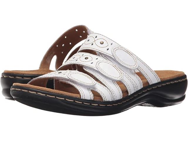 (取寄) クラークス レディース レイサ カクティ Q Clarks women Clarks Leisa Cacti Q White Leather