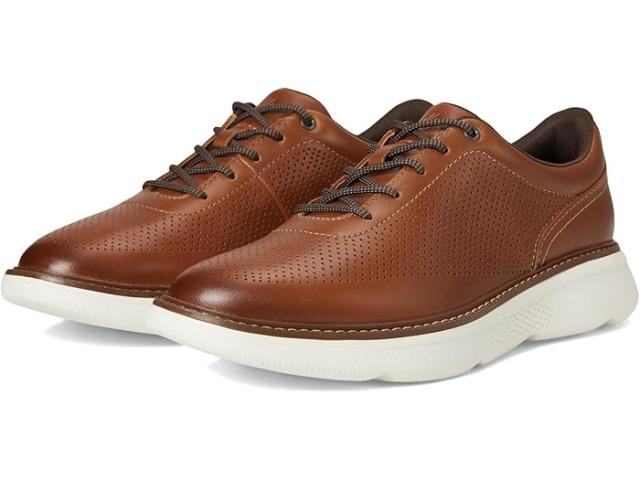 (取寄) ジョンストン&マーフィー メンズ ヘイデン パーフェド U-スロート Johnston & Murphy men Hayden Perfed U-Throat Tan Full Grain