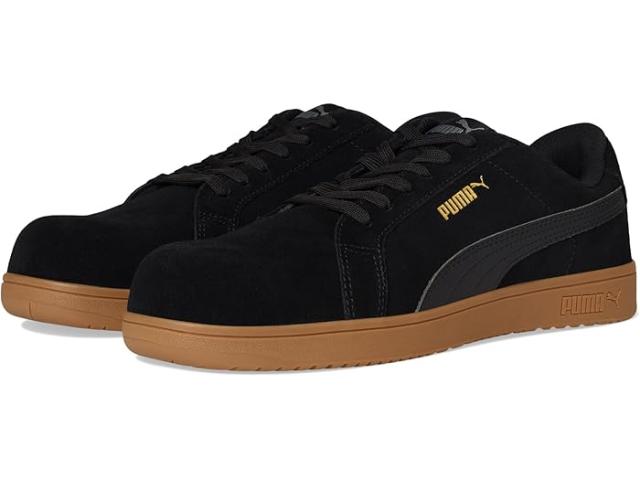 (取寄) プーマ セーフティー メンズ アイコニック スエード ロー エー PUMA Safety men Iconic Suede Low EH Black/Black/Gum