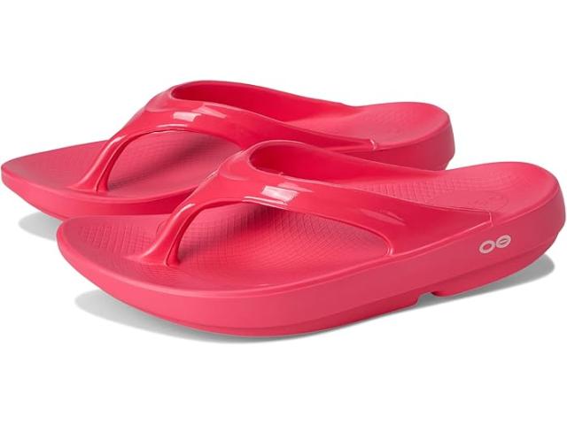 (取寄) ウーフォス レディース ウーララ サンダル OOFOS women OOlala Sandal Neon Berry