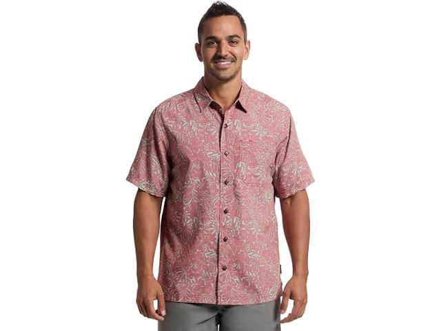 (取寄) ロイヤルロビンズ メンズ カミノ パッカー ショート スリーブ  Robbins men Camino Pucker Short Sleeve Redwood Yarrow Print