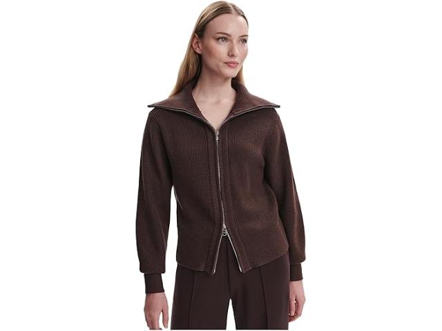 (取寄) バーリー レディース エンリコ ニット ジャケット Varley women Enrico Knit Jacket Coffee Bean