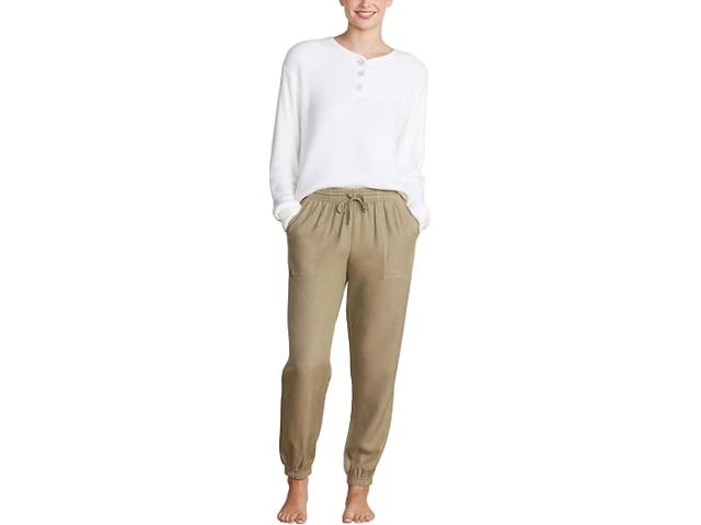(取寄) ベアフットドリームス レディース マリブ コレクション リネン ブレンド ジョガーズ Barefoot Dreams women Malibu Collection Linen Blend Joggers Militaryの通販は