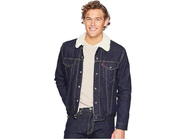 (取寄) リーバイス メンズ メンズ タイプ 3 シェルパ トラッカー ジャケット Levi's Mens men Type III Sherpa Trucker Jacket Juniper Rinse