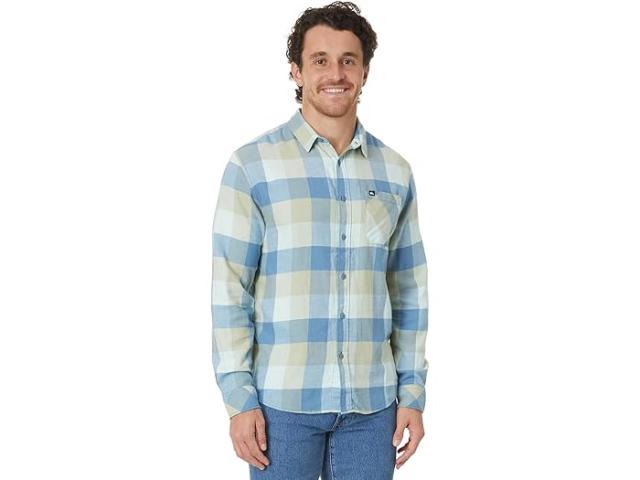 (取寄) クイックシルバー メンズ マザーフライ ロング スリーブ フランネル Quiksilver men Quiksilver Motherfly Long Sleeve Flannel Coronet Blue Prnt 4の通販は
