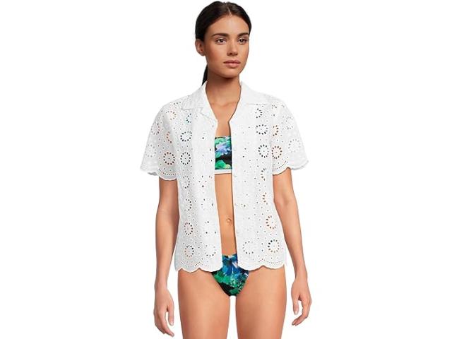 (取寄) ビーチライオット レディース レキシー トップ Beach Riot women Lexie Top White Magnolia Eyelet