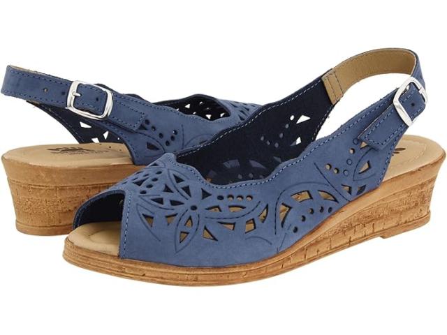 (取寄) スプリング ステップ レディース オレラ Spring Step women Orella Blue Nubuck