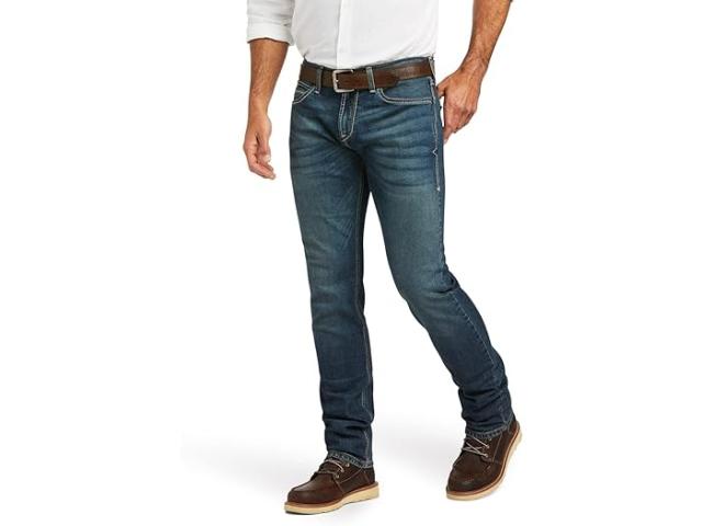(取寄) アリアット メンズ M8 モダン テクトストレッチ セバスチャン スリム レッグ ジーンズ Ariat men M8 Modern Tekstretch Sebastian Slim Leg Jeans Grafton