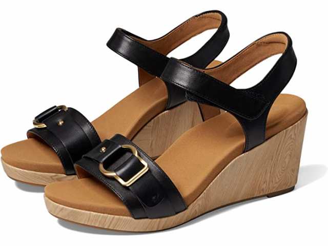 (取寄) ロックポート レディース ブライアー リ トゥー バンド Rockport women Rockport Briah II Two Band Black Leatherの通販は