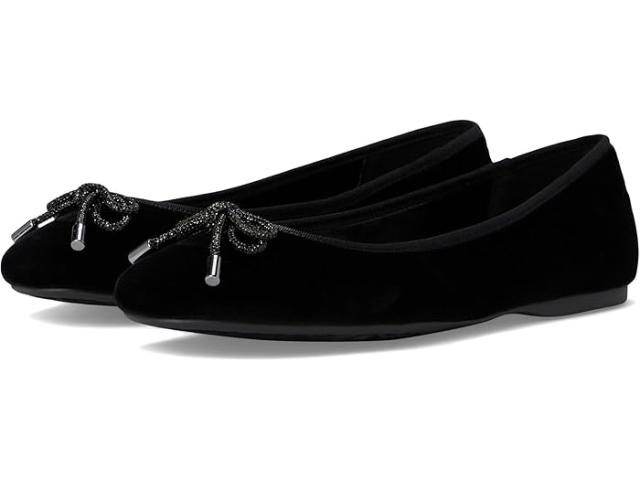 (取寄) バーディーズ レディース ザ ハミングバード バレエ フラッツ Birdies women The Hummingbird Ballet Flat Black Velvet