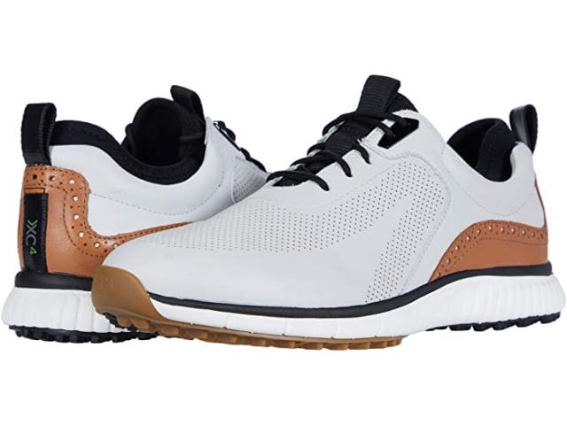 (取寄) ジョンストン&マーフィー メンズ ウォータープルーフ XC4 ゴルフ H1-ラックス ハイブリット スニーカー Johnston & Murphy men  Waterproof XC4 Golf H1-Luxe Hybrid Sneaker White Waterproof Full Grain