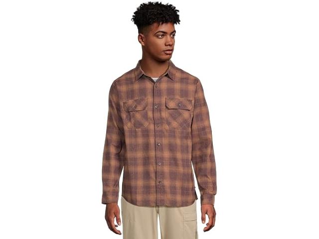 (取寄) ロイヤルロビンズ メンズ ロング スリーブ  Robbins men Vogelsang Long Sleeve Loganberry Round Top Pld