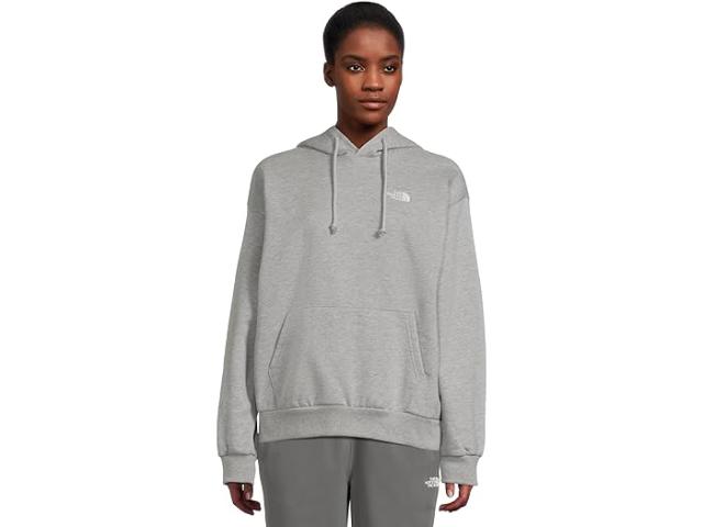 (取寄) ノースフェイス レディース エボリューション エンブロイダー オーバーサイズ ブーディ The North Face women Evolution Embroidered Oversized Hoodie TNF Pale Grey Heather