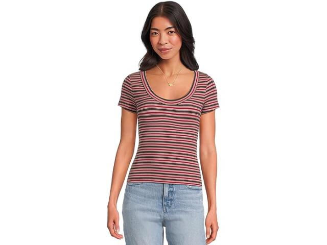 (取寄) メイドウェル レディース スクープ ネック ブライトサイド ティー Madewell women Scoop Neck Brightside Tee Henna