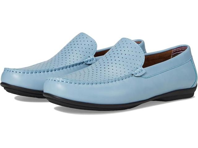 (取寄) ステイシー アダムス メンズ コンロイ モック トゥ ドライバ Stacy Adams men Conroy Moc Toe D Light Blue