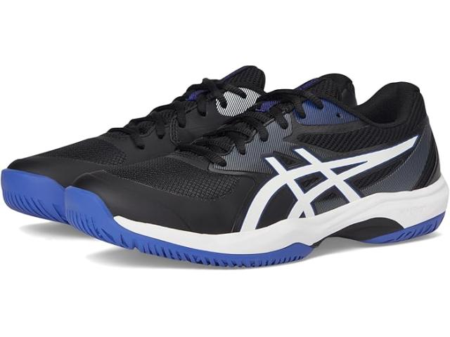 (取寄) アシックス メンズ ゲーム FF テニス シューズ ASICS men Game FF Tennis Shoes Black/White