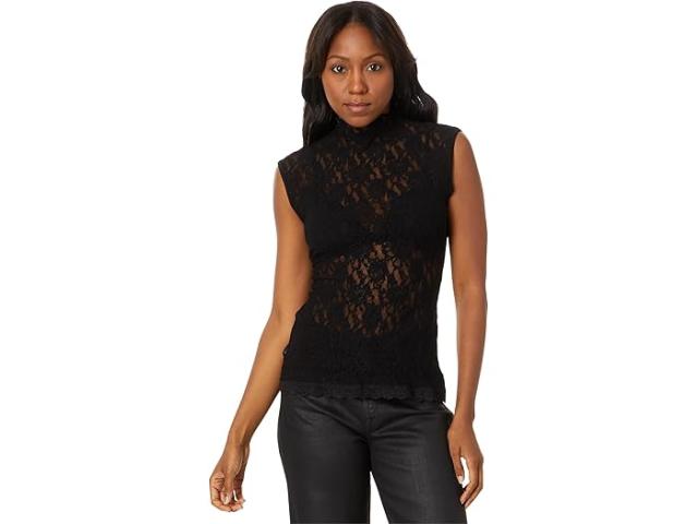 (取寄) ハンキー パンキー レディース シグニチャー レース モック ネック トップ Hanky Panky women Signature Lace Mock Neck Top Black Signature Lace Mock Neck Top Black Sale | Hanky Panky