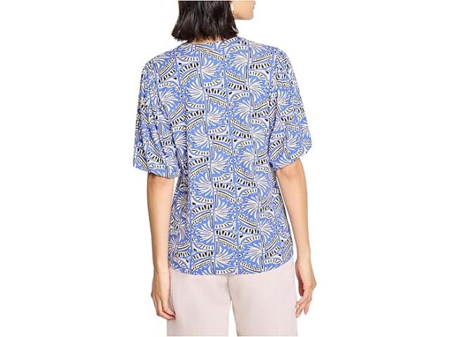 (取寄) ニックゾー レディース オーシャン ジュエル トップ NIC+ZOE women Ocean Jewel Top Blue Multi