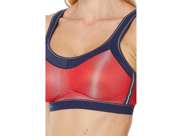 (取寄) アニータ レディース モーメンタム ソフト カップ スポーツ ブラ 5529 Anita women Anita Momentum Soft Cup Sports Bra 5529 Red/Blue Iris_2