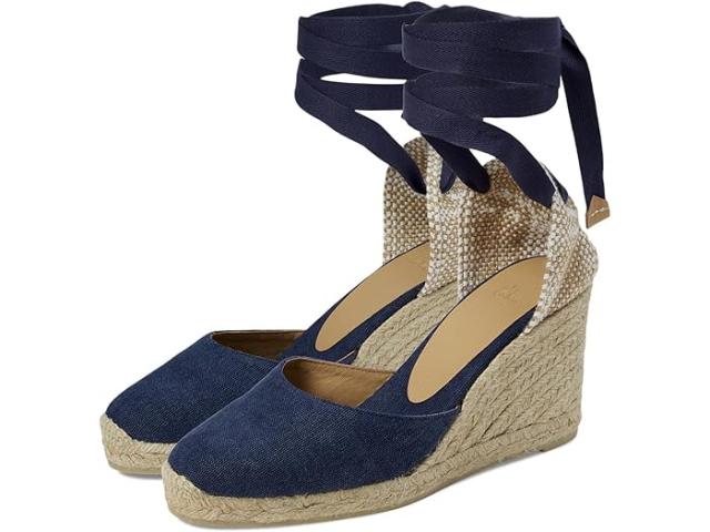 (取寄) カスタニエール レディース カリーナ 80 ウェッジ エスパドリーユ CASTANER women Carina 80 Wedge Espadrille Dark Blue