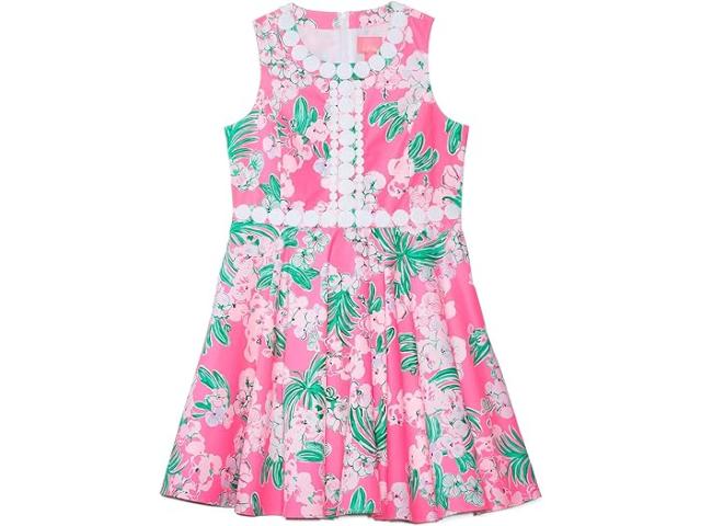 (取寄) リリー ピュリッツァー キッズ ガールズ イダラ ドレス (トドラー/リトル キッズ/ビッグ キッズ) Lilly Pulitzer Kids girls Lilly Pulitzer Kids Idala Dress (Toddler/Little Kids/Big Kids) Roxie Pink Worth A Lookの通販はワンピース