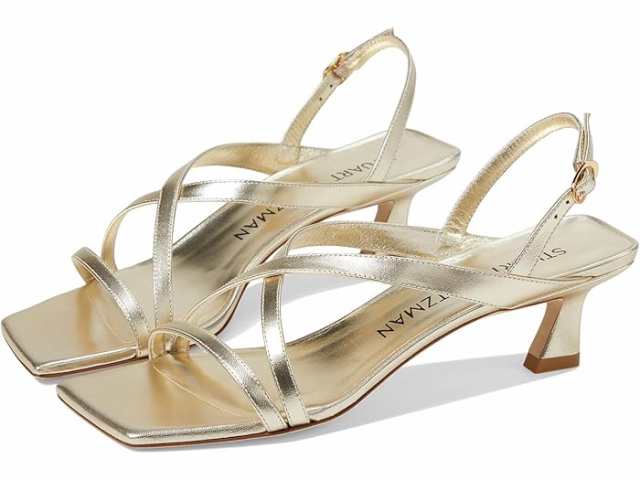 (取寄) スチュアート ワイツマン レディース オアシス 50 スリングバック サンダル Stuart Weitzman women Stuart Weitzman Oasis 50 Slingback Sandal Light Goldの通販は