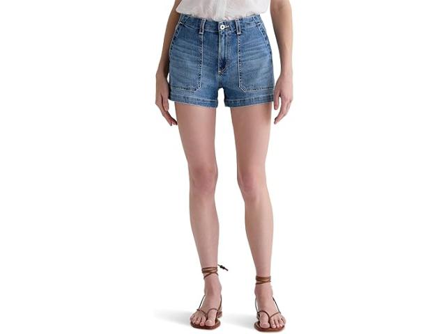 (取寄) AGジーンズ レディース アナリー ミッドライズ ユーティリティ ショーツ イン サン フェリペ AG Jeans women Analeigh Mid-Rise Utility Shorts in San Felipe San Felipe
