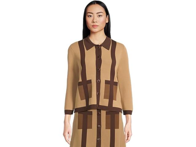 (取寄) トリーナターク レディース ガイア カーディガン Trina Turk women Gaia Cardigan Doe Multi