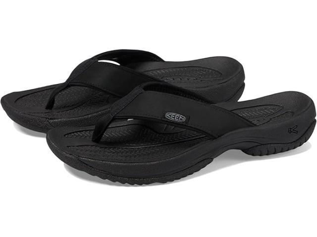 (取寄) キーン メンズ コナ フリップ TG KEEN men Kona Flip TG Black/Steel Grey