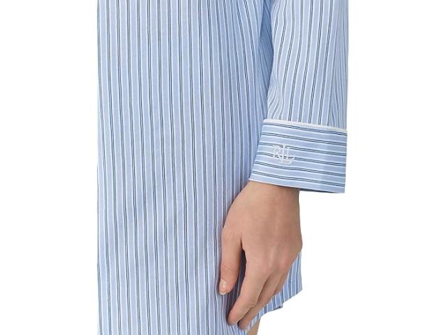 (取寄) ローレン ラルフローレン レディース オーガニック コットン ロング スリーブ ノッチ カラー スリープシャツ Lauren Ralph Lauren women Organic Cotton Long Sleeve Notch Collar Sleepshirt Blue Stripeの通販は (取寄) ローレン ラルフローレン レディース オーガニック コットン ロング スリーブ ノッチ カラー スリープシャツ Lauren Ralph Lauren women Organic Cotton Long Sleeve Notch Collar Sleepshirt Blue Stripeの通販は