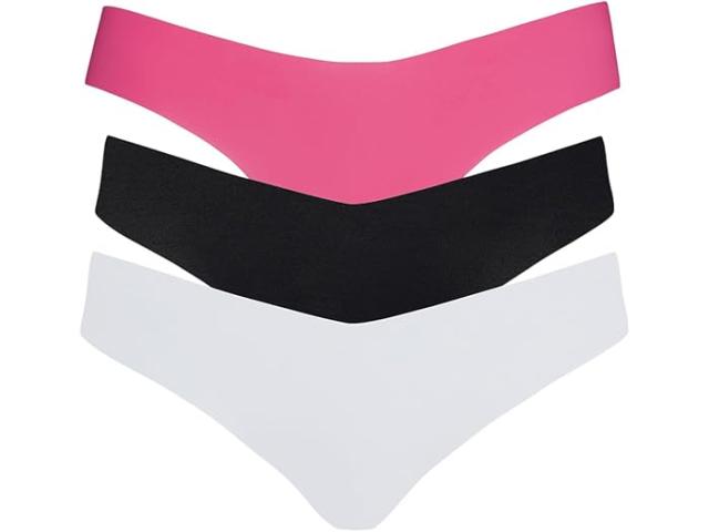 (取寄) コマンドー レディース クラシック トング 3-パック Commando women Classic Thong 3-Pack Pink/Black/White