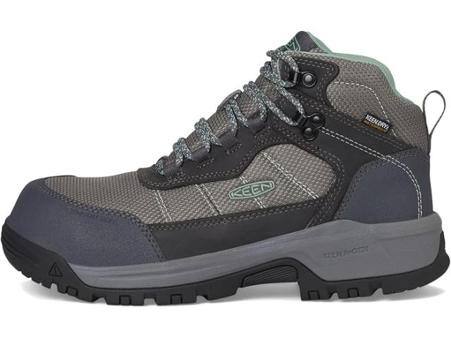 (取寄) キーン ユーティリティ レディース スコーキー ウォータープルーフ ワーク ブーツ トゥ) KEEN Utility women Skokie Waterproof Work Boot (Carbon Toe) Magnet/Black 取寄) キーン ユーティリティ レディース スコーキー ウォーター