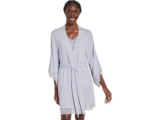 (取寄) エバージェイ レディース Mariana マドモアゼル キモノ ローブ Eberjey women Mariana Mademoiselle Kimono Robe Ice Blue