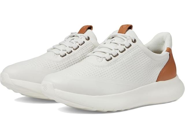 (取寄) ジョンストン&マーフィー メンズ アマースト 2.0 エンボス U-スロート Johnston & Murphy men Johnston & Murphy Amherst 2.0 Embossed U-Throat White Full Grain