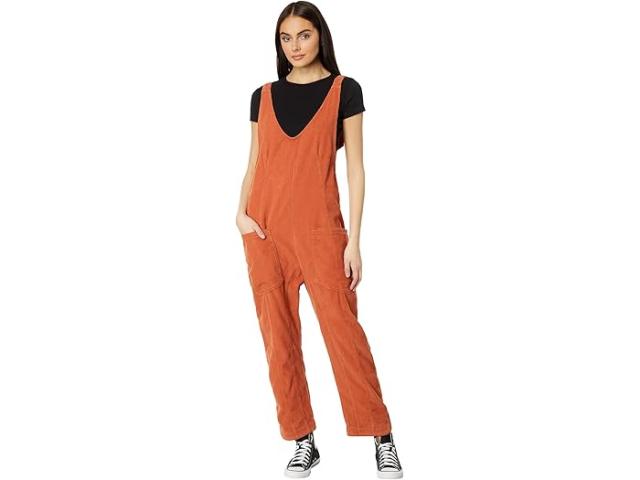 (取寄) フリーピープル レディース ハイ ローラー コード ジャンプスーツ Free People women High Roller Cord Jumpsuit Sunburnの通販は 36,500円