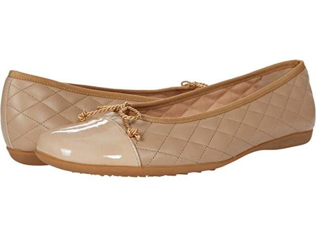 (取寄) フレンチ ソール レディース パスポートR フラッツ French Sole women  PassportR Flat Latte Patent Leather
