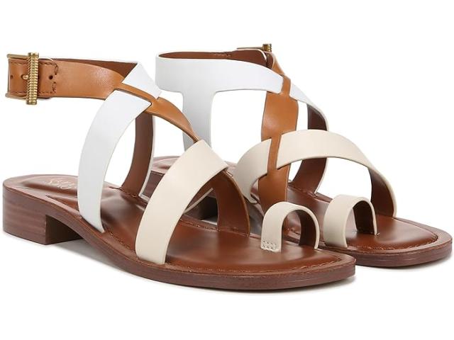 (取寄) フランコ サルト レディース イナ ストラップ サンダル Franco Sarto women Franco Sarto Ina Strappy Sandals Ivory White/Tan Leather