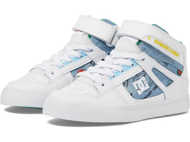 (取寄) DC キッズ ボーイズ ピュア ハイ-トップ EV (リトル キッド/ビッグ キッド) DC Kids boys DC Kids Pure High-Top EV (Little Kid/Big Kid) Heather Dark Denimの通販は