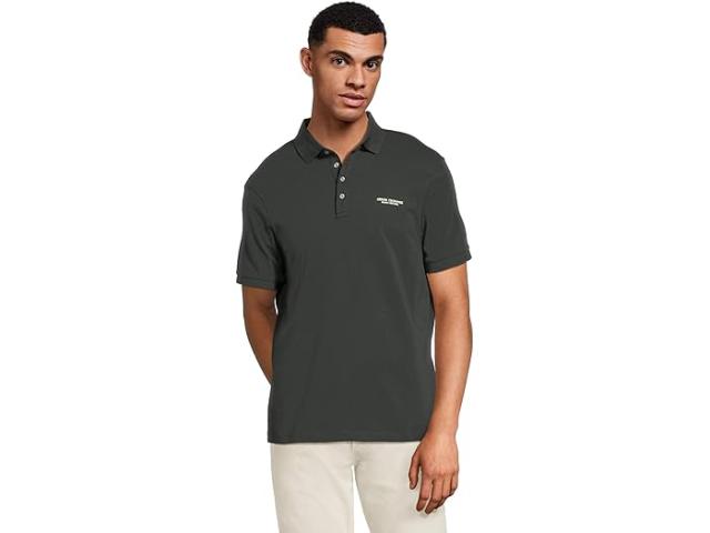 (取寄) アルマーニエクスチェンジ メンズ ロゴ ポロ Armani Exchange men Milano/Ny Logo Polo Jet Set