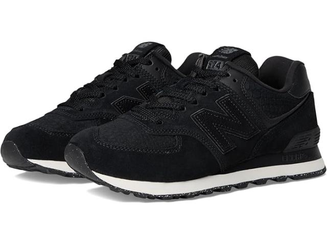 (取寄) ニューバランス クラシックス レディース 574 New Balance Classics women 574 Black/llic Black