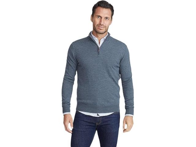 (取寄) アンタックイット メンズ メリノ ウール 1/4 ジップ UNTUCKit men Merino Wool 1/4 Zip Grey